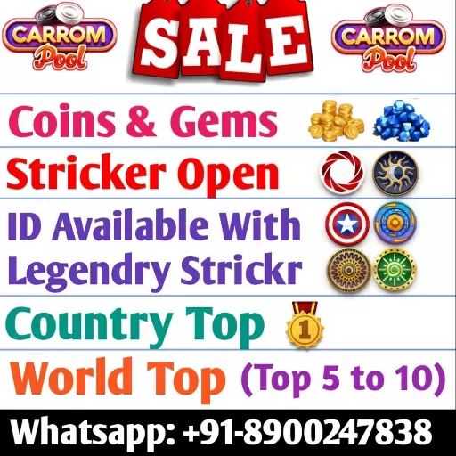 Carrom Pool Coins Seller 100% Trusted